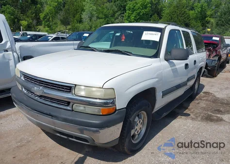 2002 Chevrolet Suburban C1500 z USA, uszkodzony, nr VIN 3GNEC16Z42G198791